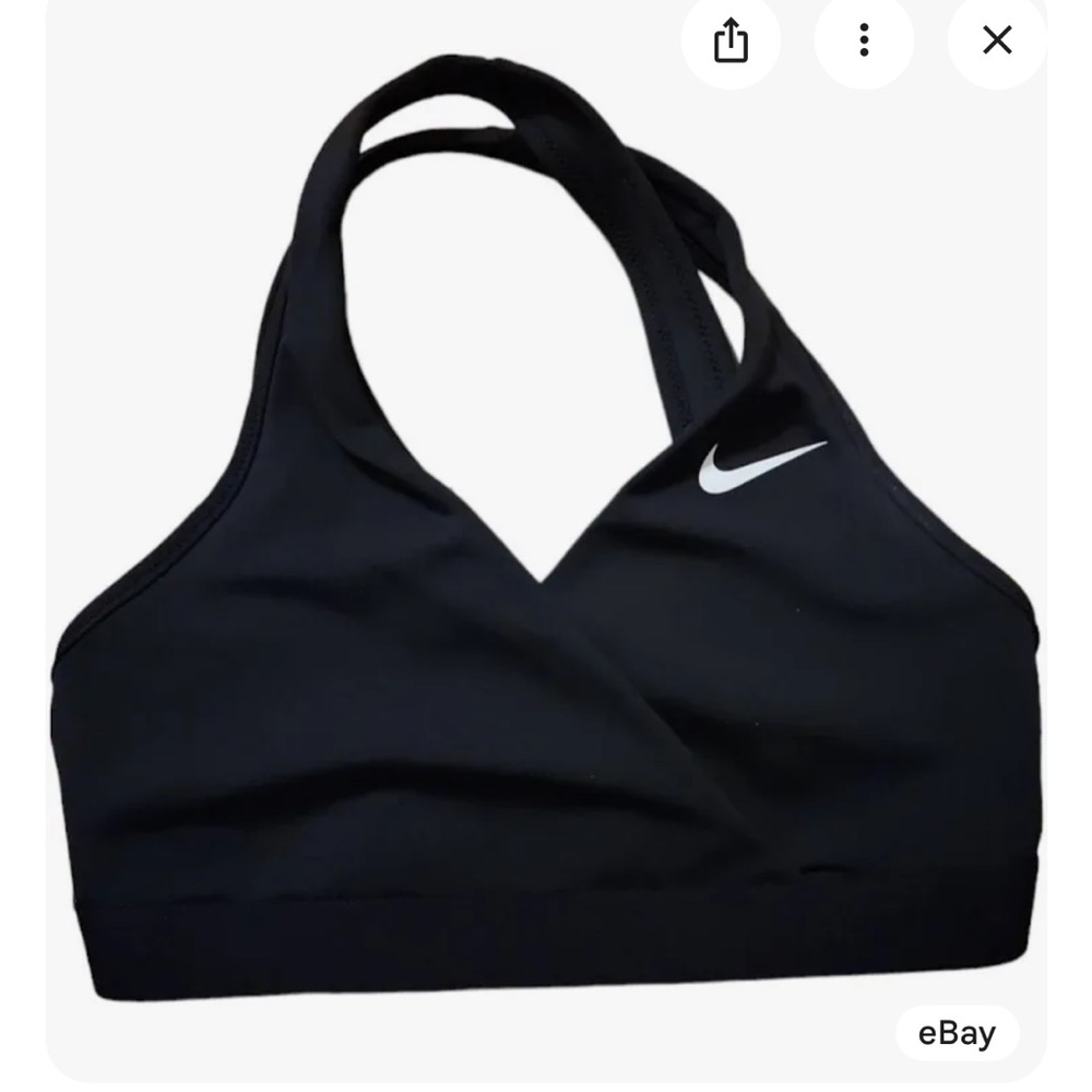 Nike Black Sports Bra - nursing bra